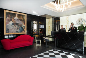 Réception La Villa Haussmann hôtel 4 étoiles à Paris